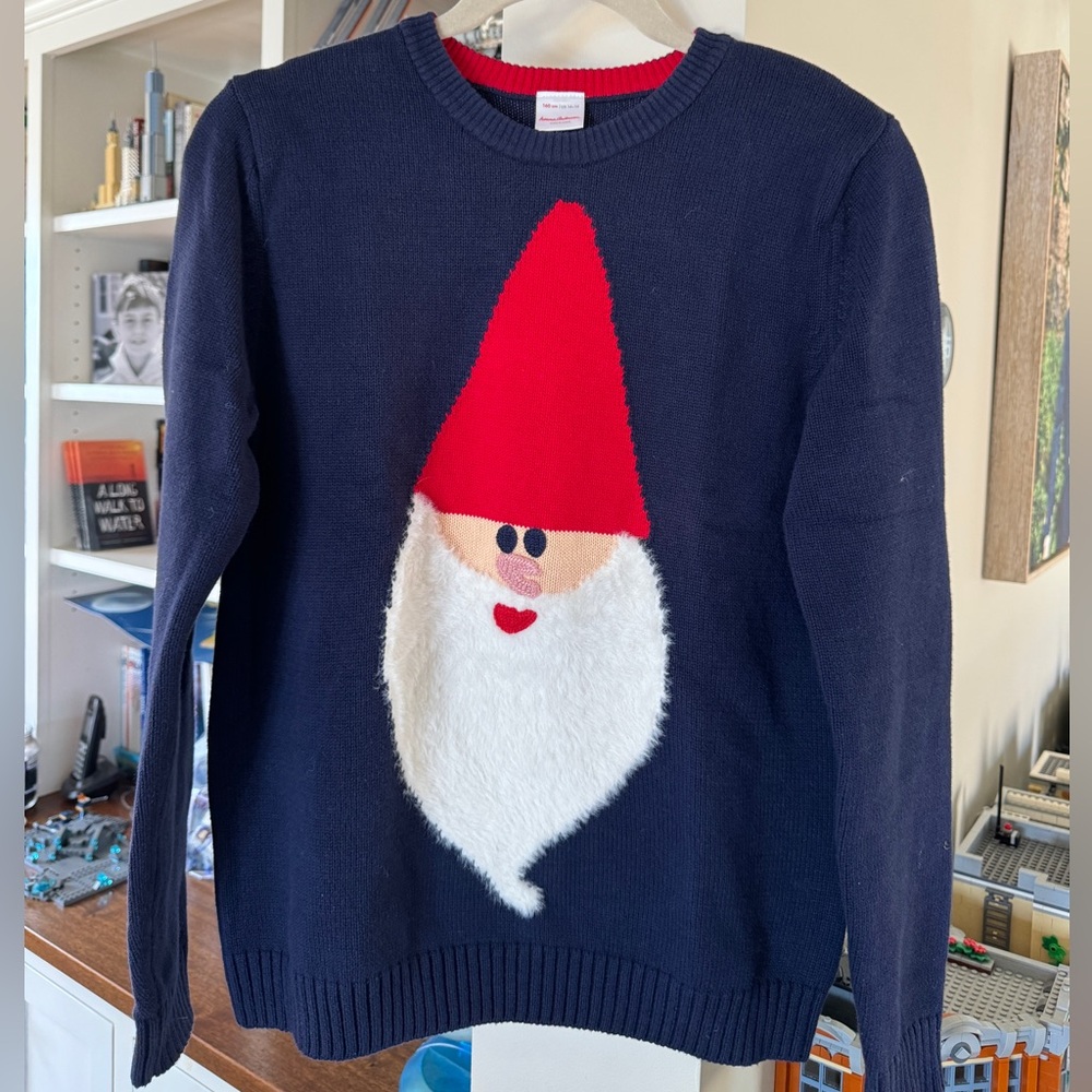 Hanna Andersson Holiday KNOME Sweater MENS XL